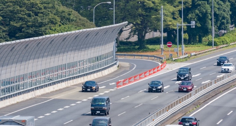 車道の様子